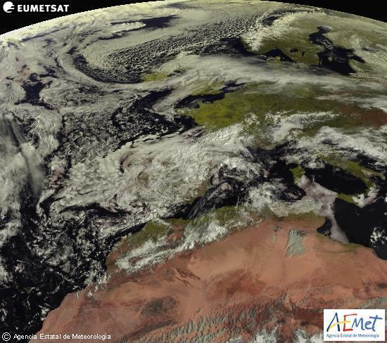 Previsiones meteorológicas para la Semana Santa de 2012 (XIV). Análisis de la Madrugada del Jueves al Viernes Santo