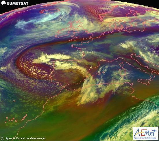 Previsiones meteorológicas para la Semana Santa de 2012 (XVII). Análisis del Viernes Santo