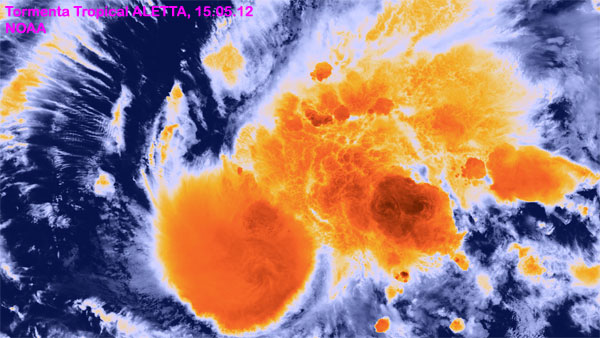 ALETTA, primera tormenta tropical en el mundo en 41 días