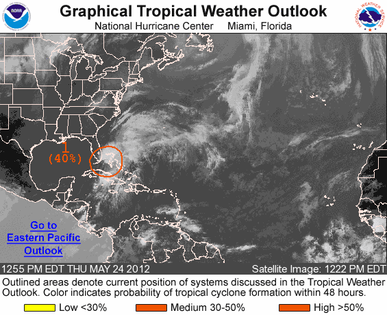 BERYL podría surgir del sistema 94L, sorprendente actividad pre-temporada