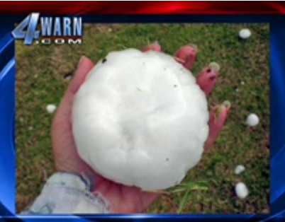 Granizada apocalíptica en Oklahoma (29-05-2012)