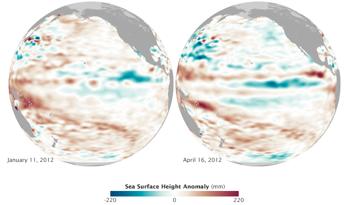 La Niña finaliza su ciclo en abril de 2012 tras dos años activa