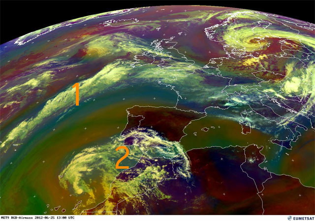 El agobiante calor dará paso a algunas tormentas el miércoles y jueves