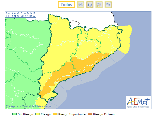 Aumenta el riesgo de tormentas severas mañana en Cataluña, situación adversa en Europa hoy