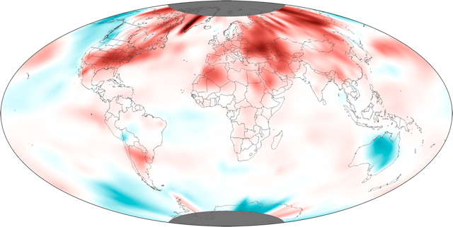 Informe climático de la Tierra. Mayo de 2012