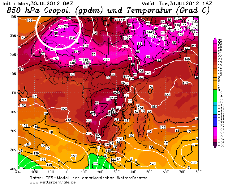 El calor va a despedir este mes de julio de 2012