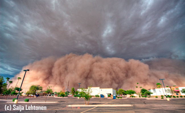 Avistado un haboob en Arizona