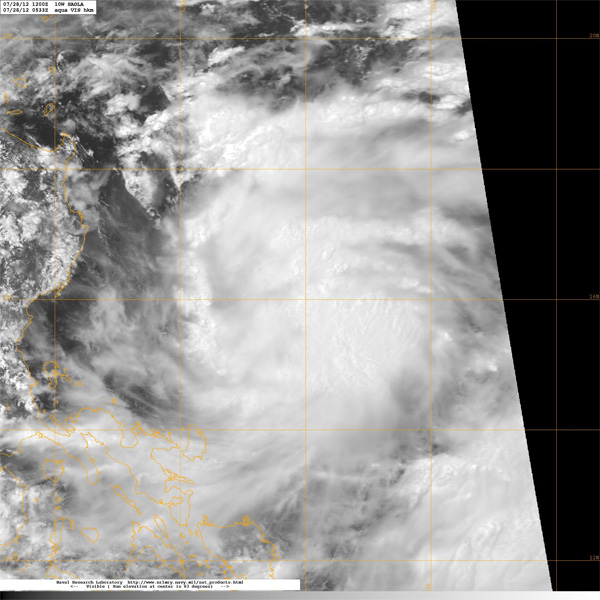 Tormenta tropical SAOLA azota al archipiélago de Filipinas