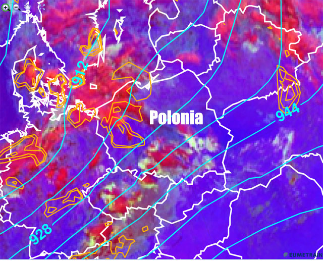 Oleada de tornados en el norte de Polonia
