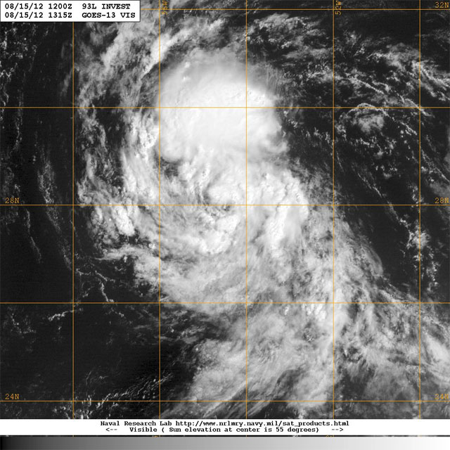 Sistema tropical 93L, posible amenaza para Azores