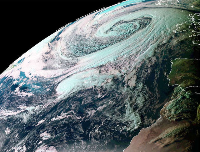 Tormentas tropicales y huracanes que han afectado a las Azores en el pasado