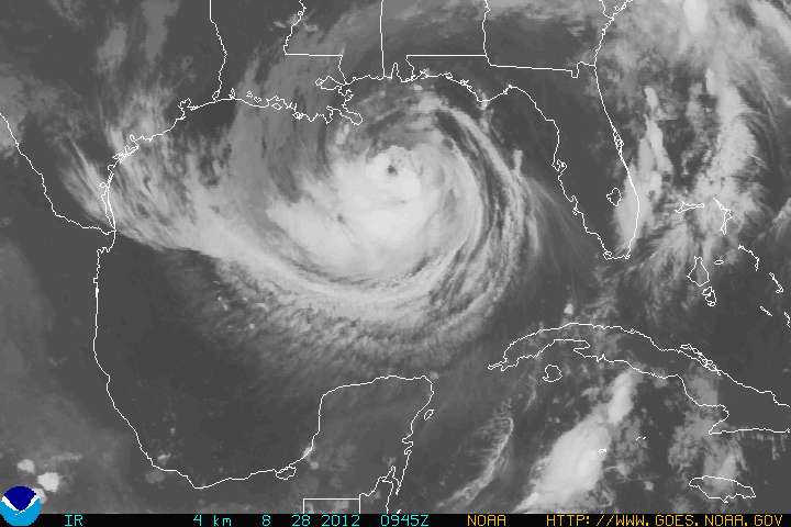 Isaac, a punto de convertirse Huracán en el aniversario del Katrina