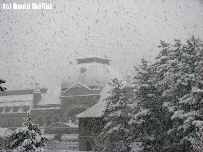 Espectacular nevada en Canfranc, Huesca