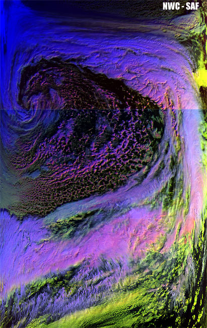 NICKI, una borrasca colosal, responsable del temporal