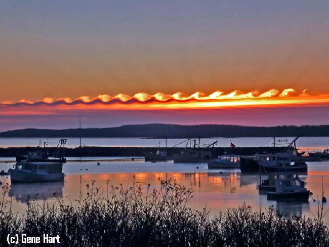 Un toque psicodélico en el cielo: Inestabilidad Kelvin-Helmholtz el día de Navidad