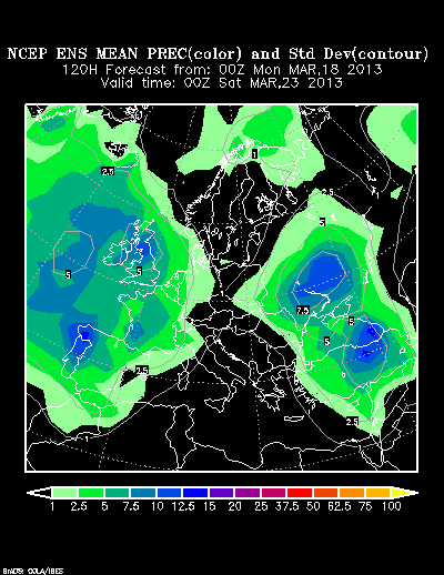 Prevision meteorologica para la Semana Santa 2014, ultimos datos