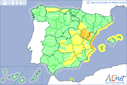 Domingo marcado por las nevadas y el temporal marítimo en el Mediterráneo