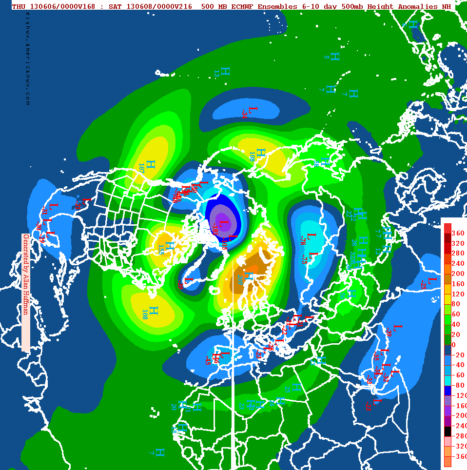 Continuidad de un patron anomalo de circulacion atmosferica en junio