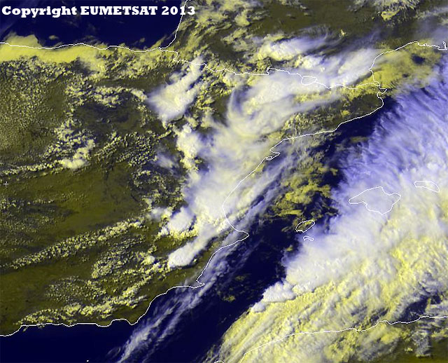 Tormentas severas en la Región de Murcia y Comunidad Valenciana