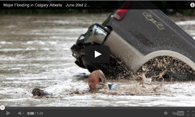 Alberta, Canadá, afectada por graves inundaciones