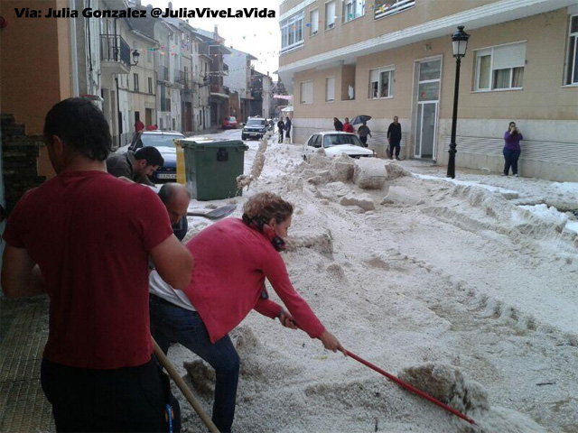 Fuertes tormentas ayer en el este peninsular