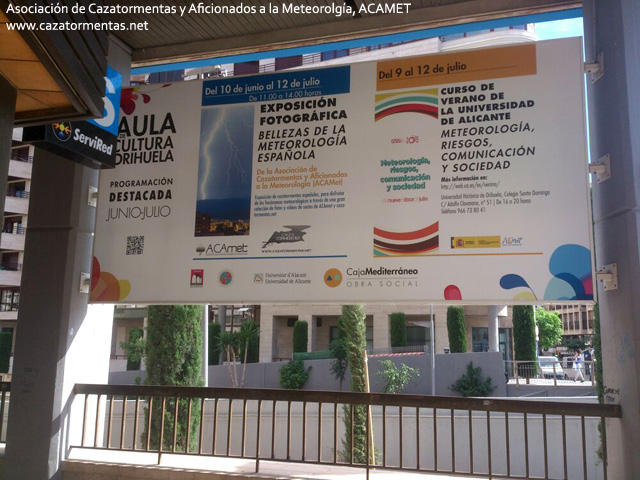 Inaugurada Exposición fotográfica, Bellezas de la Meteorología Española, Orihuela
