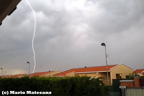 Las tormentas siguen copando la actualidad informativa meteorologica