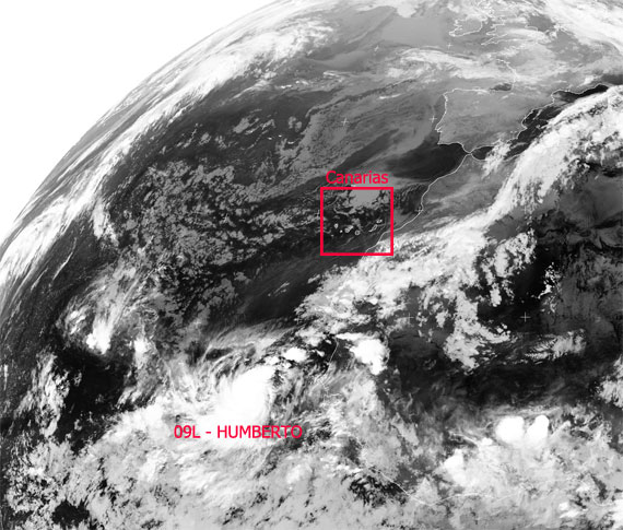 Vigilando los progresos de la depresion tropical 09L, que será HUMBERTO