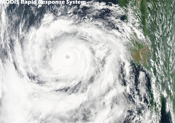 Un desastre meteorologico se cierne sobre la India y se llama PHAILIN