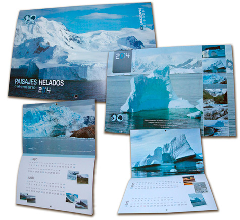 Consigue el Calendario de Paisajes Helados del Proyecto GLACKMA para 2014