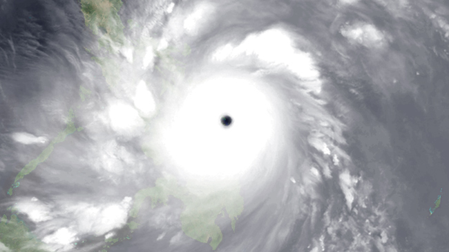 El súper Tifón Haiyan bate el récord mundial de vientos al tocar tierra