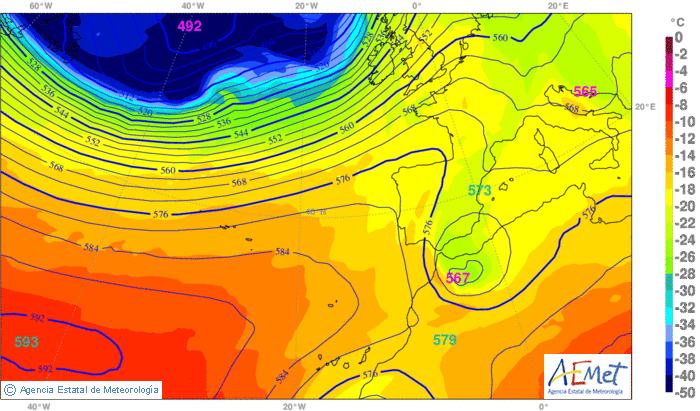 Posibilidad de algunas lluvias en la Costa Tropical, previsiones 14 y 15 diciembre 2013