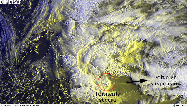 España, un sabado marcado por la inestabilidad atmosferica