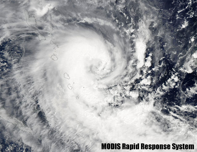 Situacion de emergencia en Vanuatu tras paso ciclon tropical Lusi