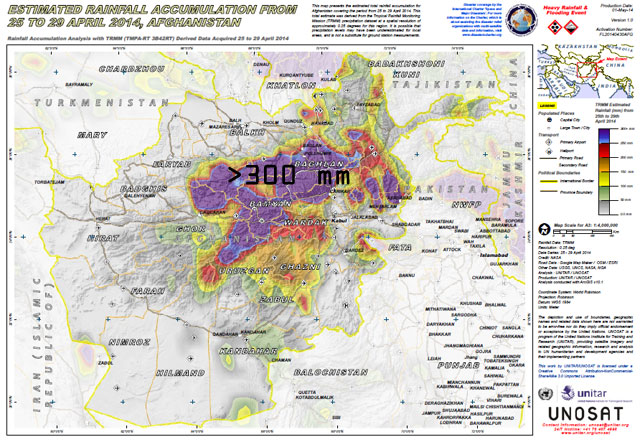 Desastre humanitario en Afganistan, inundaciones y enormes corrimientos de tierra