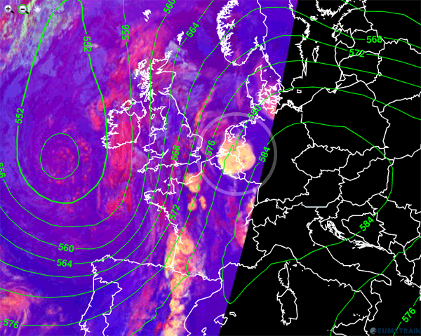 Sistema Convectivo de Mesoescala siembra el caos entre Belgica y Alemania