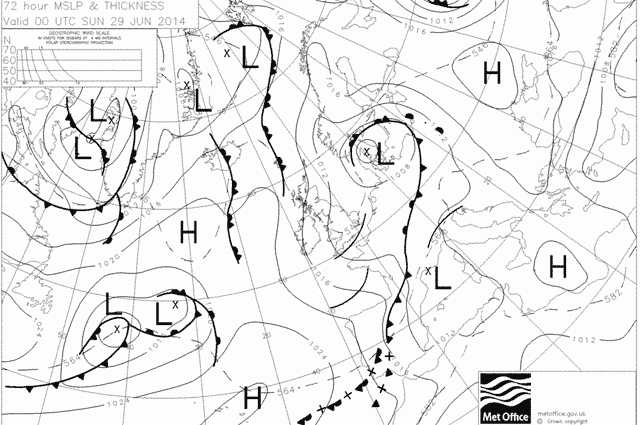 Prevision meteorologica 28 y 29 junio 2014, Costa Tropical granadina.