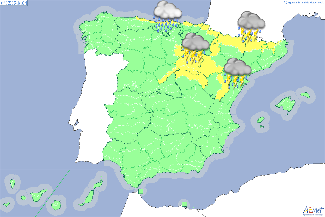 Tormentas Iberica y Pirineos, galerna costas bañadas Mar Cantabrico