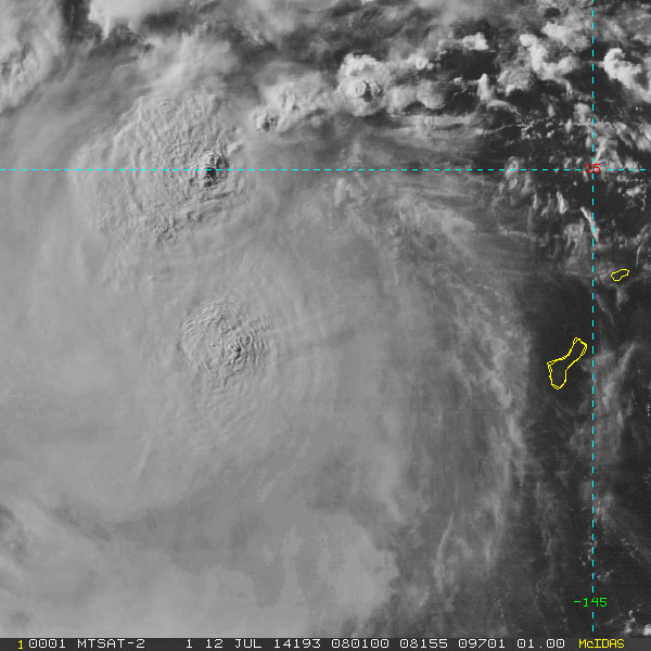 Tormenta tropical Rammasun, potencial peligro para Filipinas