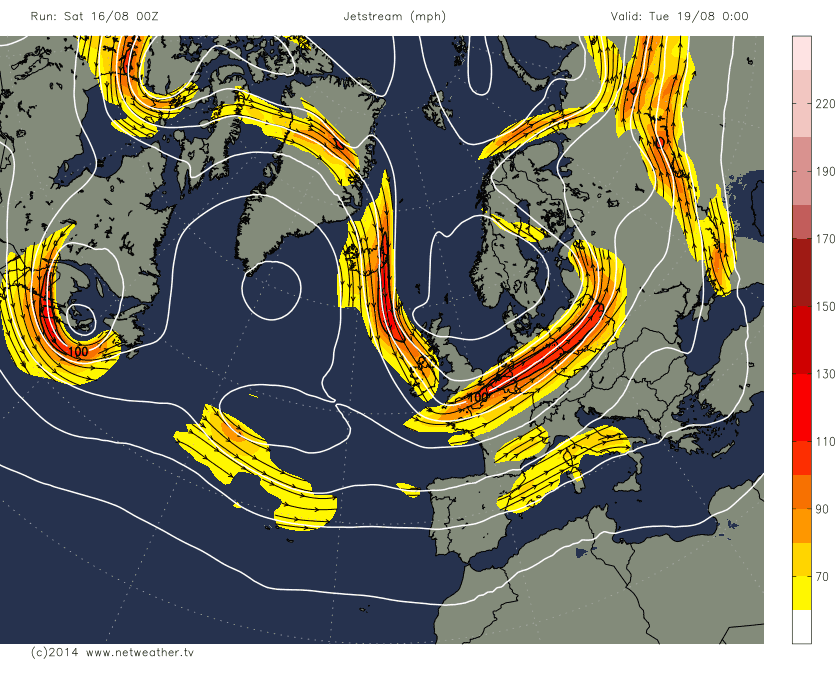 Agosto 2014, persistencia circulacion atmosferica anomala