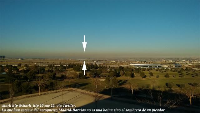 Un anticiclon de record y su contribucion a la boina de contaminacion en Madrid