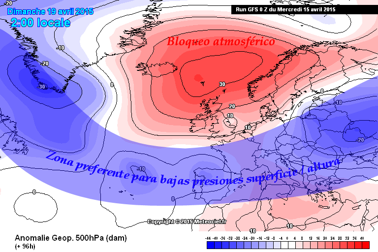 Bloqueo atmosferico mantendra esta tonica de tiempo variable en España