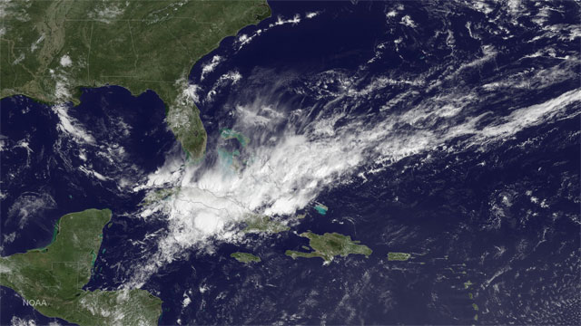 Centro Nacional de Huracanes avisa de posible formacion de ciclon subtropical cerca de Bahamas