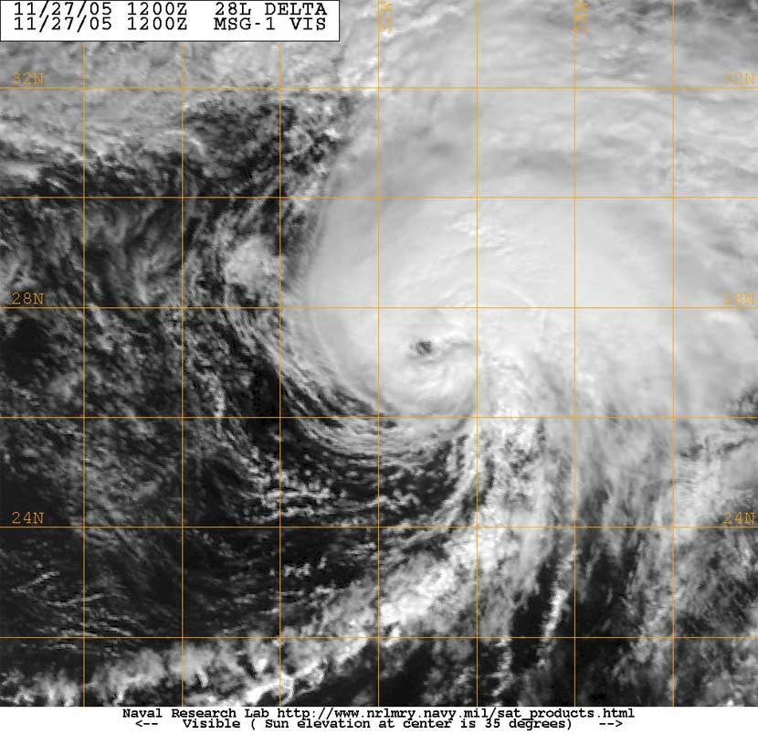 Tormenta tropical Delta y sus efectos en Canarias, decimotercer aniversario