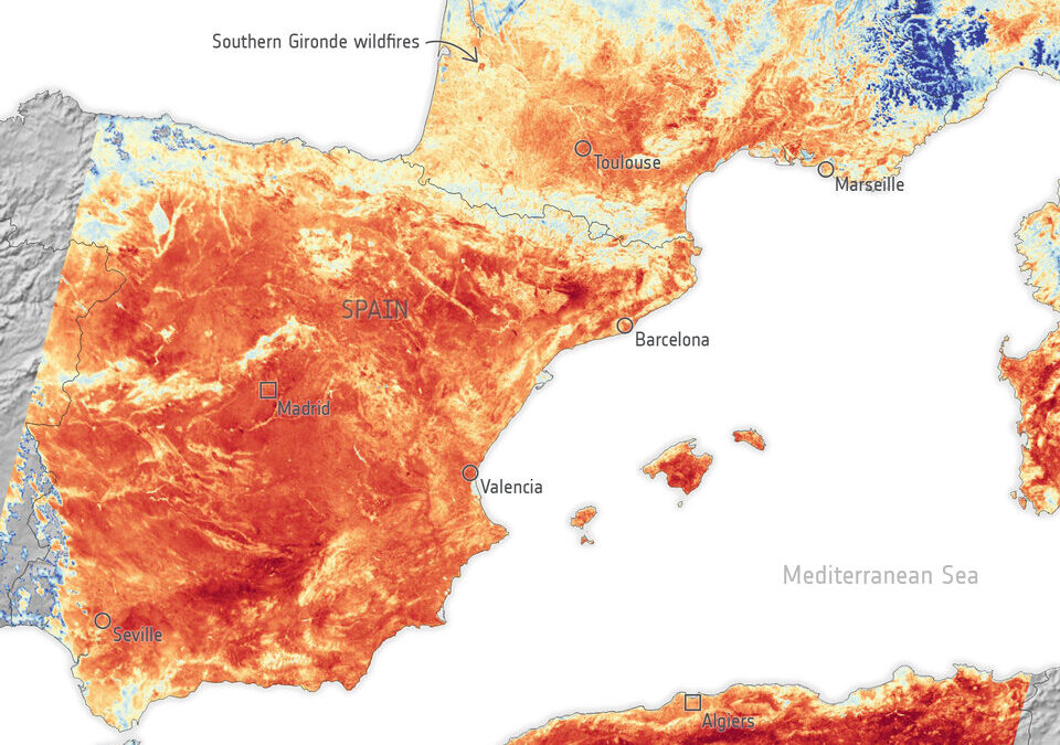 Hasta 55ºC en la superficie de Europa