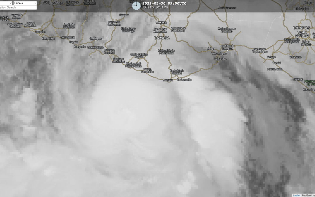 Huracán Agatha, impacto inminente en el sur de México
