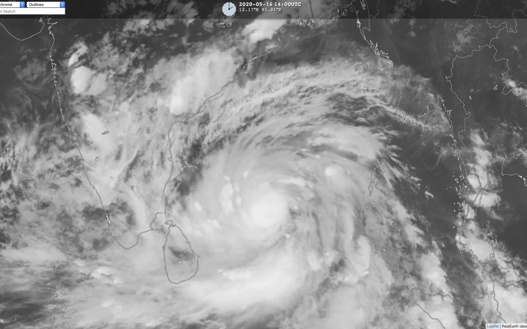 Amphan, primer ciclón tropical de la temporada 2020 en el Golfo de Bengala