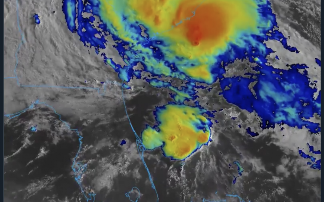 La efímera tormenta tropical Bertha toca tierra en Carolina del Sur.
