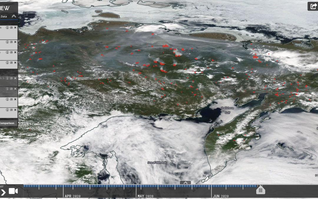 Ola de calor récord en Siberia, con 38ºC, e incendios por doquier.