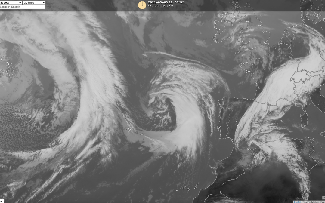 Una borrasca fría aislada limpiará la atmósfera y traerá lluvias